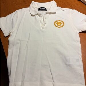 Versace Cream Fabric with Iconic Medusa Tag